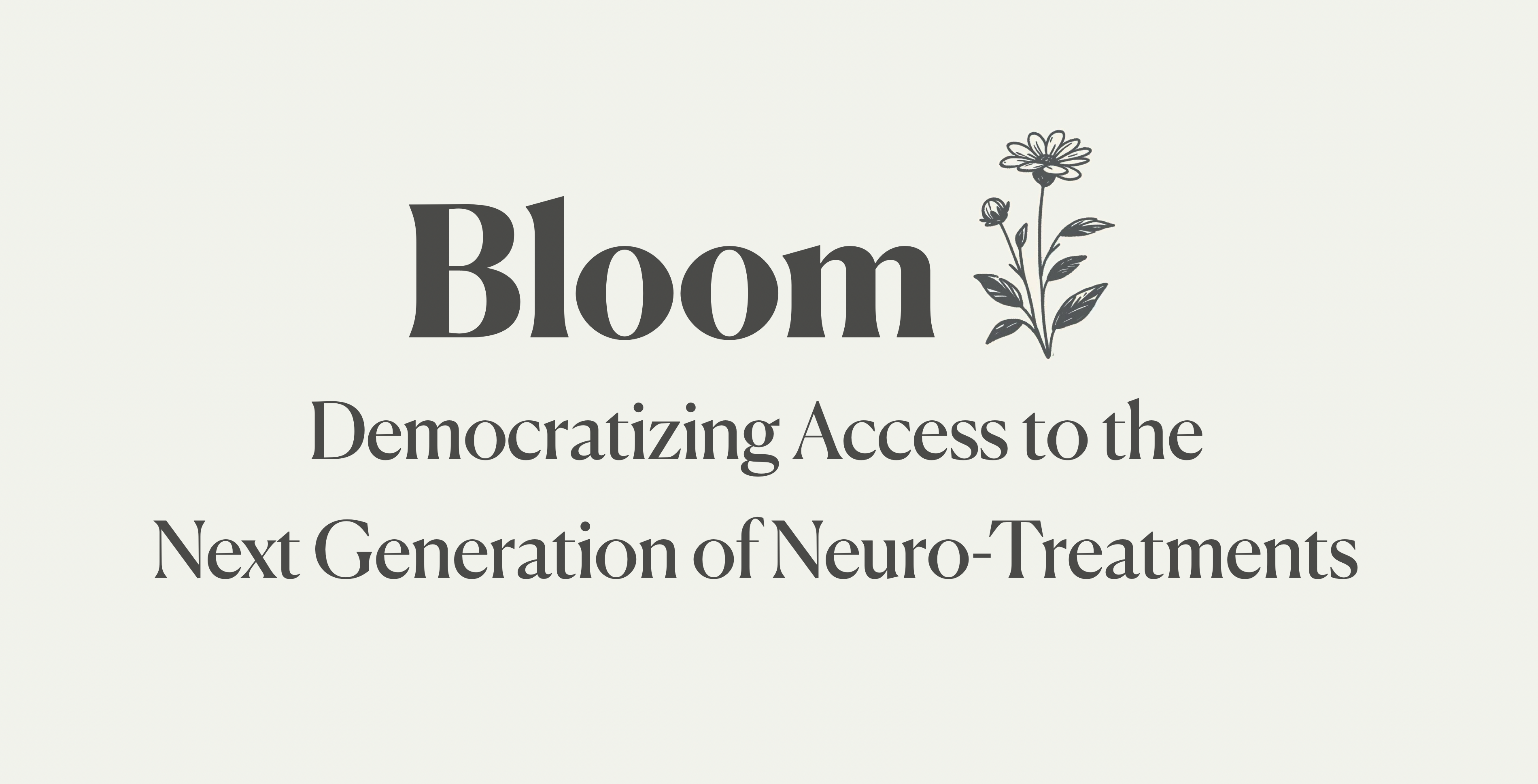 Bloom Logo and tag line